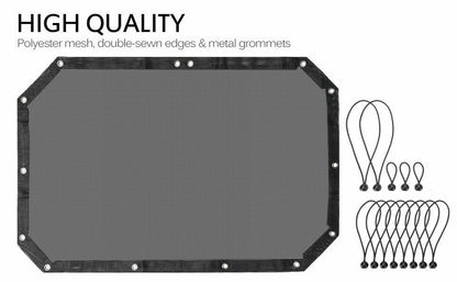Mesh Sun Shade Bimini Bikini Top for 2 / 4 Door, 2Dr / 4Dr Jeep Wrangler JK JKU