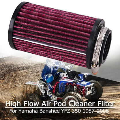 Solidspare For Yamaha Banshee YFZ350 Carburetor Air Pod Intake Filter Cleaner Carb 26mm