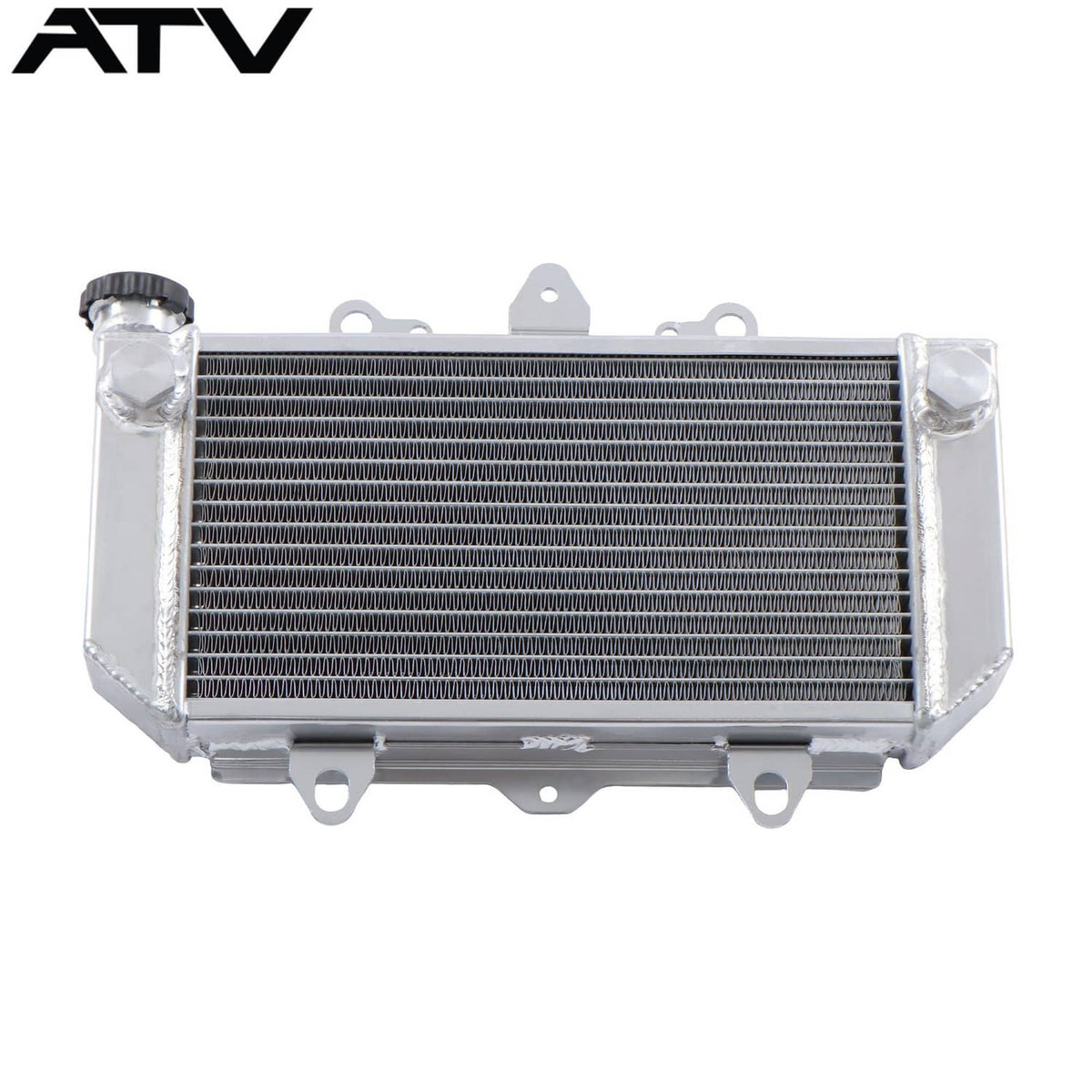 Solidspare 2-Row All Aluminum Cooing Radiator For Yamaha YFZ450 2004 2005 2006 2007 2008