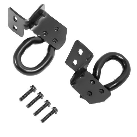 Solid Spare New Front Tow Recovery Hooks Left & Right w/ Bolts For F250 F350 F450 2008-2010