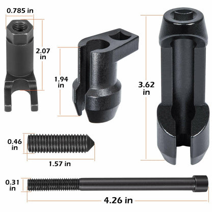 Solid Spare Fuel Injector Socket Set and Injector Removal Tool Fits 6.7L Ford Powerstroke