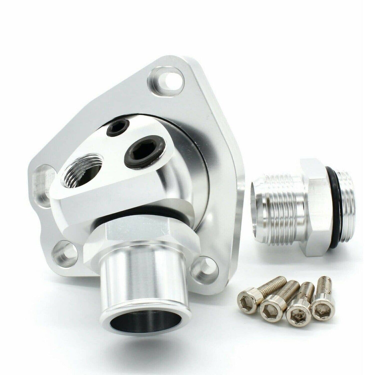 Solidspare K-Series For Honda Radiator Hose Swivel Neck Thermostat Housing Aluminum K20 K24