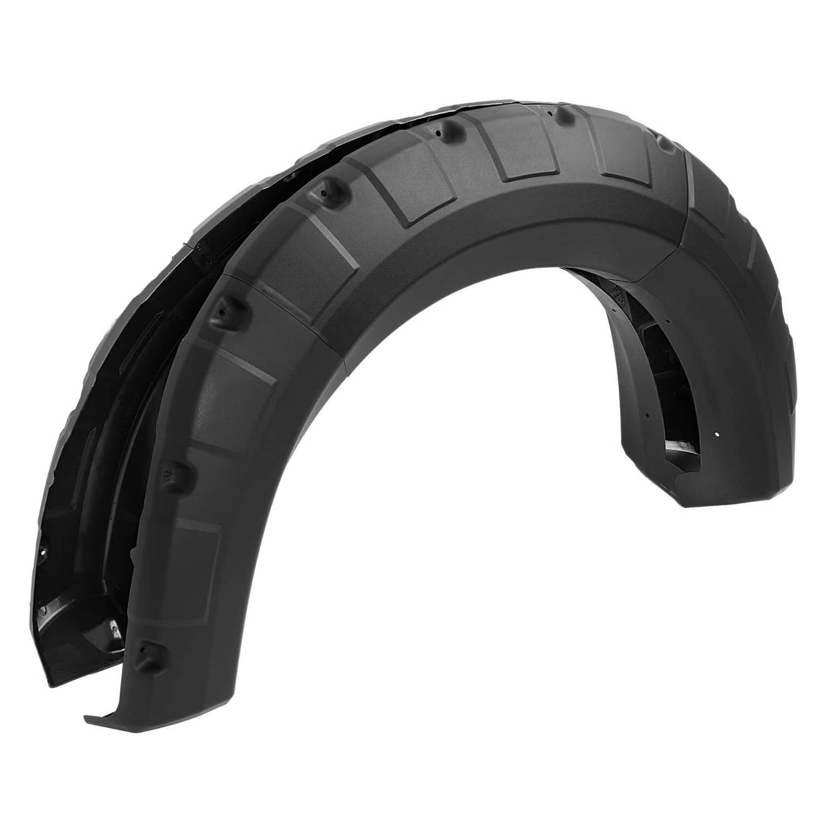 Solid Spare [4PCS] Pocket Riveted Wheel Fender Flare For 2009-2014 Ford F150 F-150 Styleside