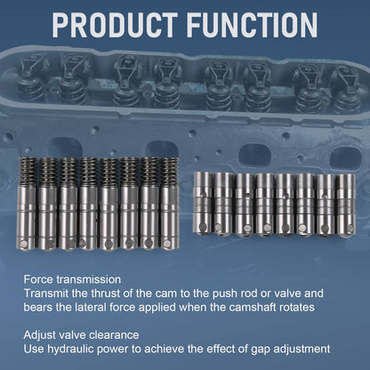 Solidspare 16 Active Fuel Management AFM DOD Valve Lifters Set Fits Chevy GM 5.3L 6.0L 6.2L