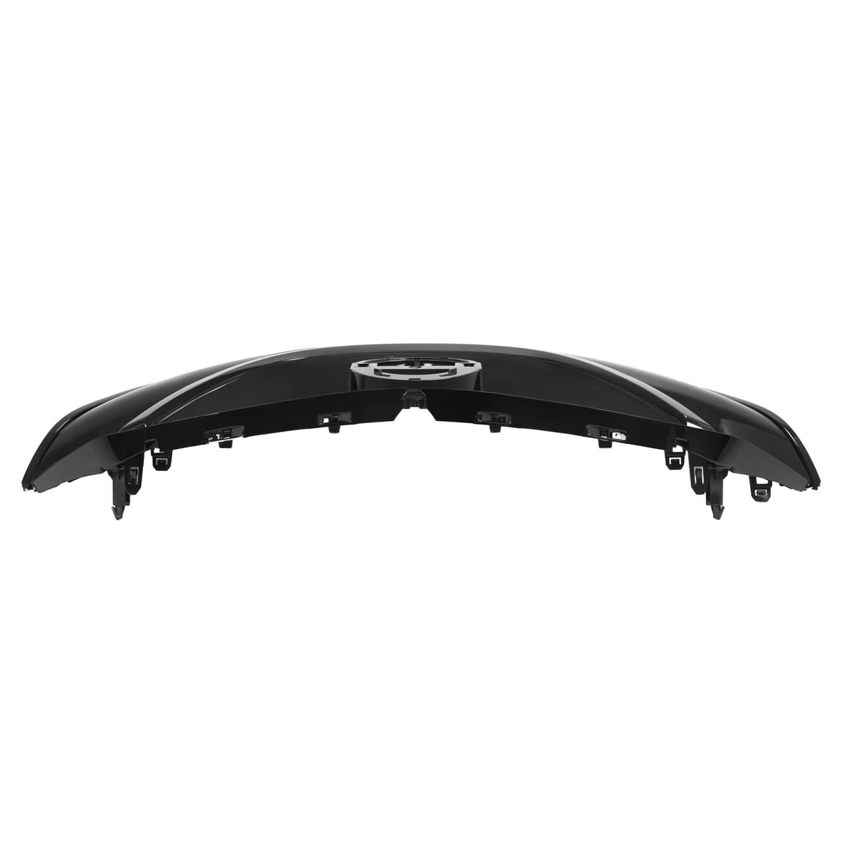 Solid Spare For Nissan Maxima 2016-2018 2017 Front Upper Grille Full Gloss Black Grill