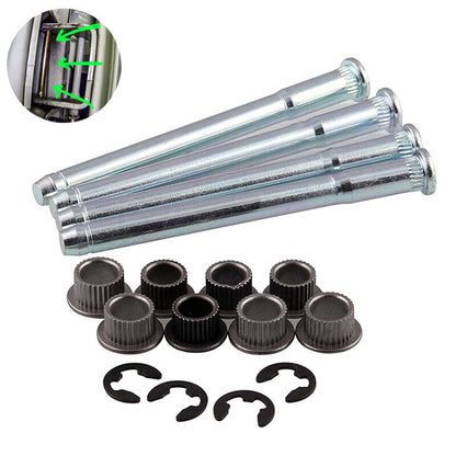 Solidspare New For 1994-2004 Chevy S10 & GMC S15/Sonoma Door Hinge Pins and Bushing Kit