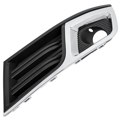 Solid Spare Fog Light Bezel Cover Trim Front Left Black Chrome For Chevy Traverse 2013-2017