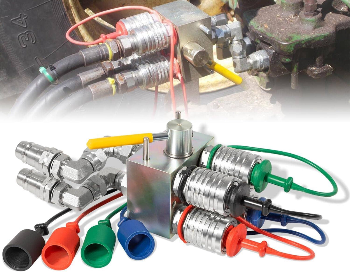 Solid Spare Manual Hydraulic Multiplier, SCV Splitter/Diverter Valver/ Couplers & Ag Fitting