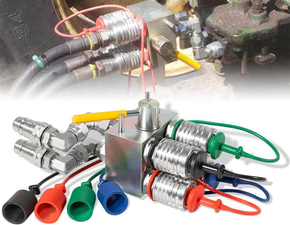 Solid Spare Manual Hydraulic Multiplier, SCV Splitter/Diverter Valver/ Couplers & Ag Fitting