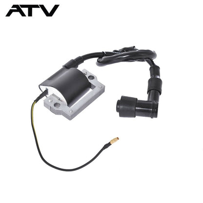 Solidspare NEW Black Ignition Coil For Golf Cart Yamaha G1 J10 1976-1986 ATV