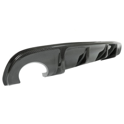 Solid Spare Rear Lip For 2014-2017 Infiniti Q50 Bumper Diffuser Wing Carbon Fiber Style