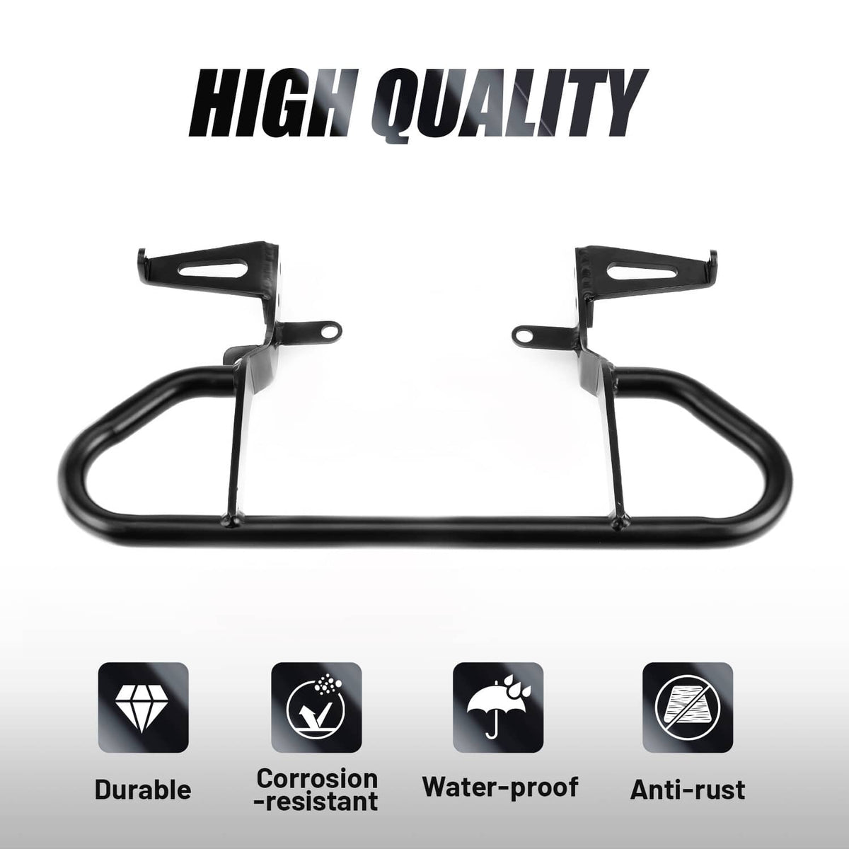 Solidspare Rear Wide Grab Bar Bumper For Yamaha YFZ 450R YFZ450R 2009-2024 Back Carrier
