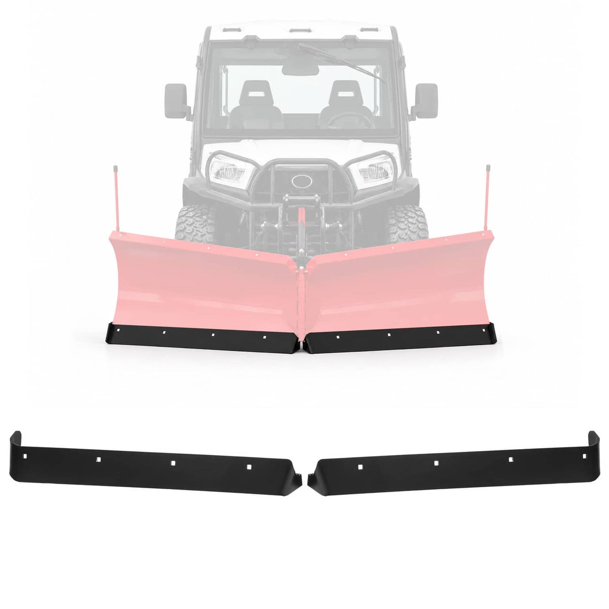 Solidspare Pair Cutting Edge Kits For 8'2" V-Snow Plow For Boss Power V / Power V XT