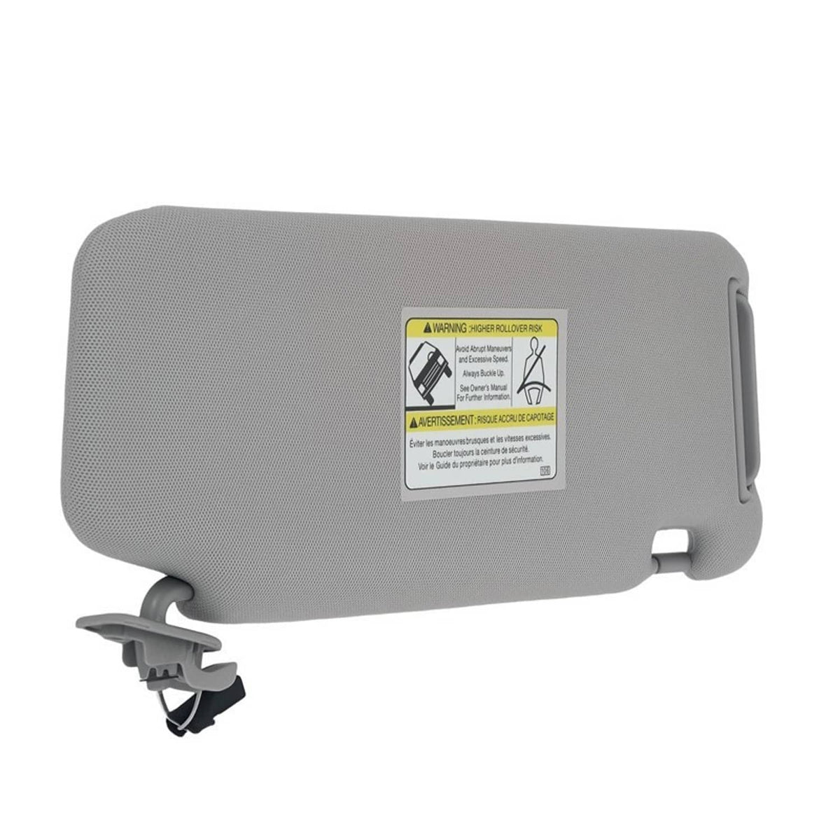 Solidspare Left Driver Side Gray Sun Visor with Lights For Mazda CX-9 2010-2015 TDY1-69-320