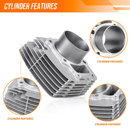 Solidspare Cylinder Piston Gasket Kit fits for Honda Rancher TRX350 2000-2006 12100-HN5-670