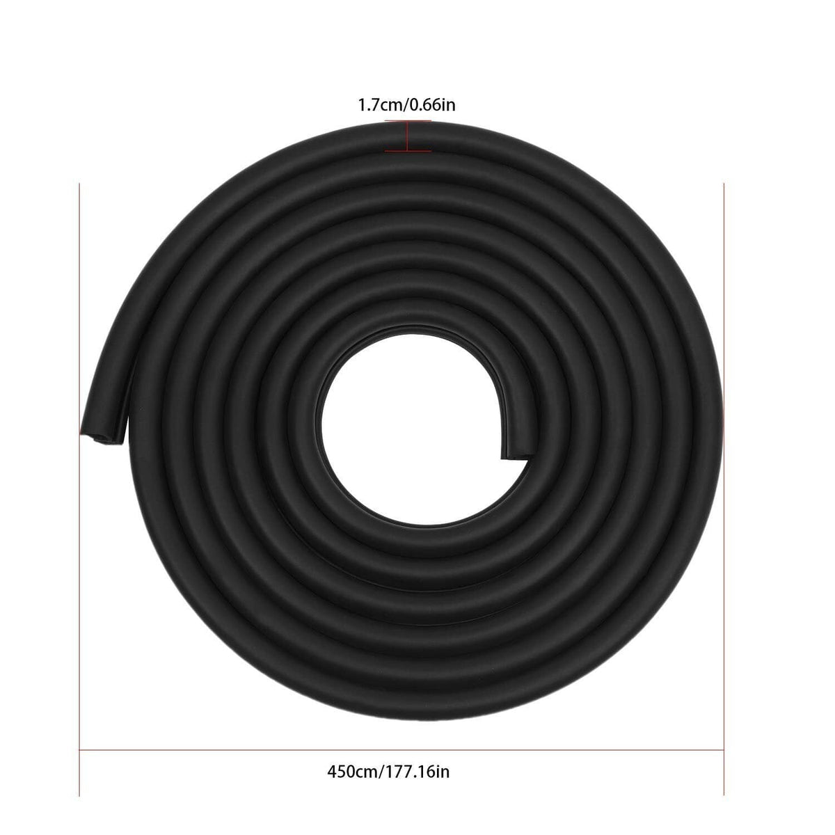 Solidspare Door Seals Weatherstrip Kit Pair Set 14.5Ft for Ford Bronco F100 F150 F250 F350