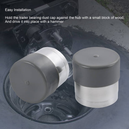 Solidspare Bearing Protectors Grease Wheel Hub 1.98 w/ Bras Fit Trailer Boat x2
