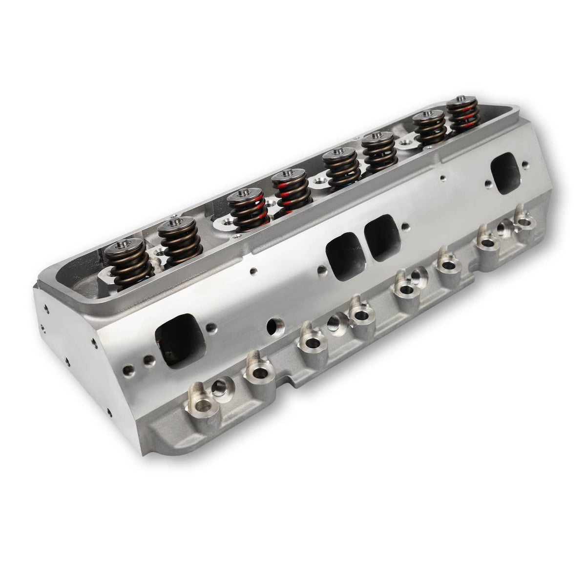 Solidspare 2x Complete Aluminum Cylinder Heads For SBC Chevy 350 190cc 64cc 2.02/1.60 Angle