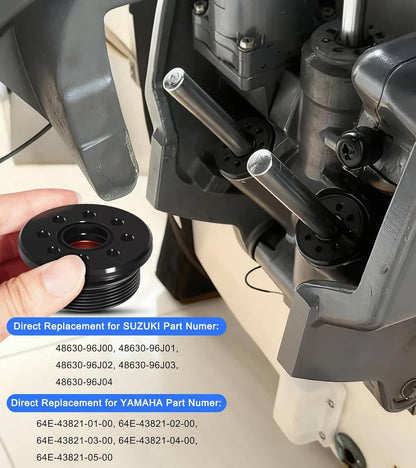 Solid Spare 64E-43821-01-00 Screw Trim Cap Cylinder W/Seal For Yamaha 115-250HP Outboard