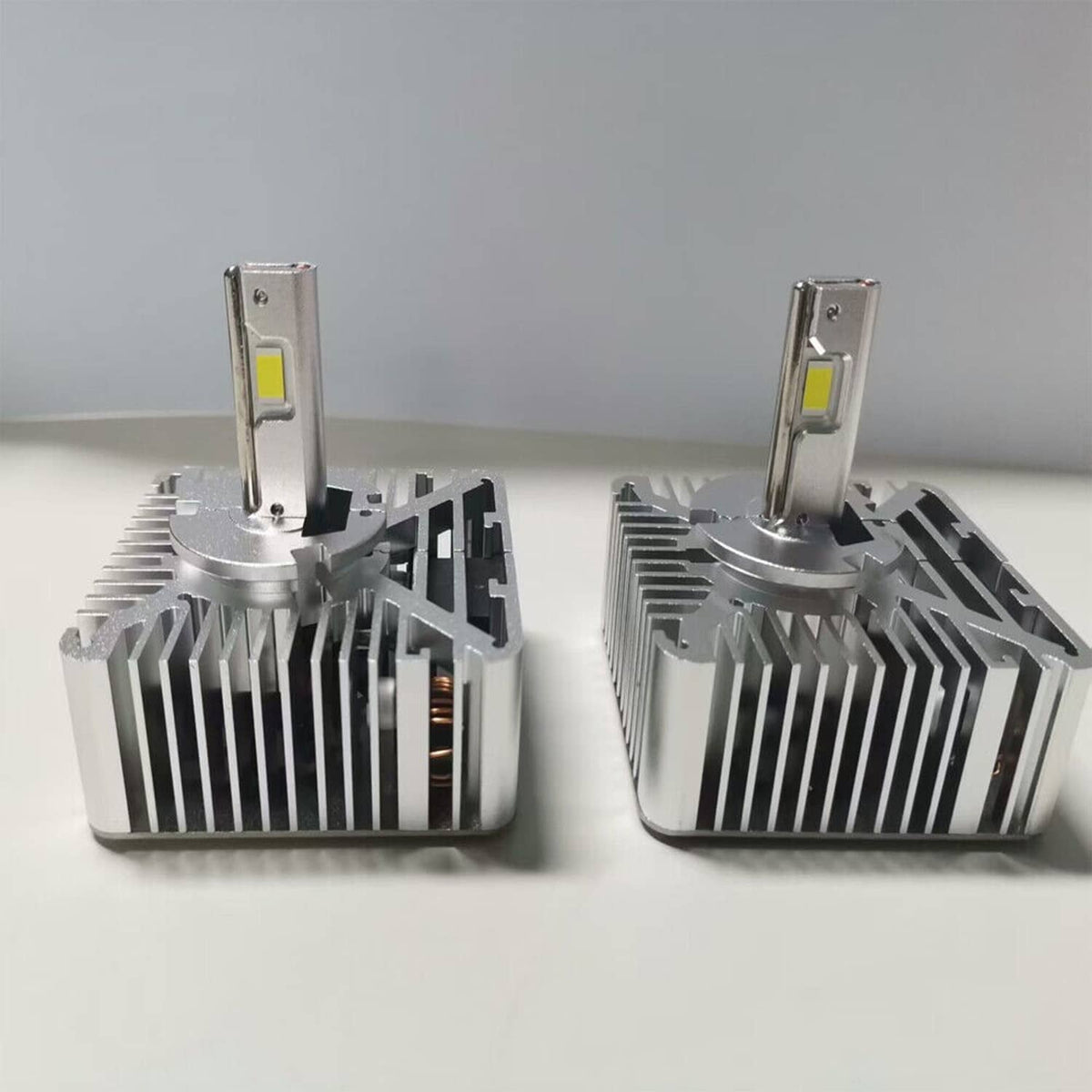 Solidspare 2Pcs LED Headlight Bulbs Hi-Lo D5S For 2016-18 Chevy Silverado 1500 Replace HID