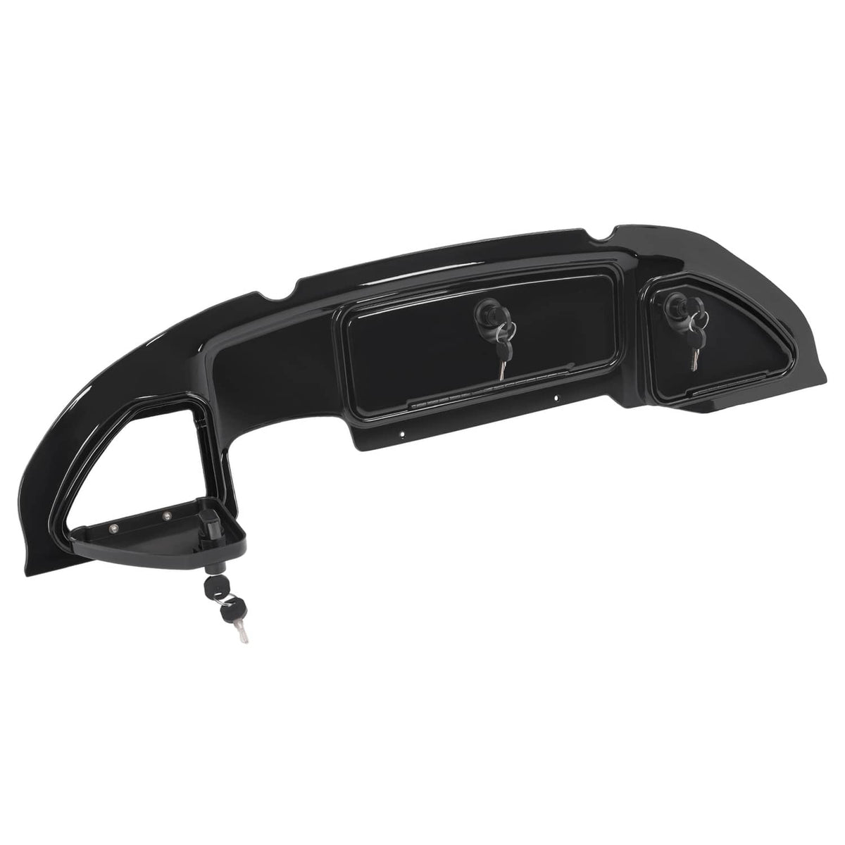Solidspare For Club Car Precedent 2004-08.5 Golf Cart Dash Kit Dashboard W/Lock Gloss Black