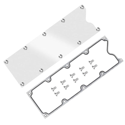 Solidspare Billet Knock Sensor Delete LSX LS1 For LS Gen 3 VALLEY PAN Cover & GASKET Plate