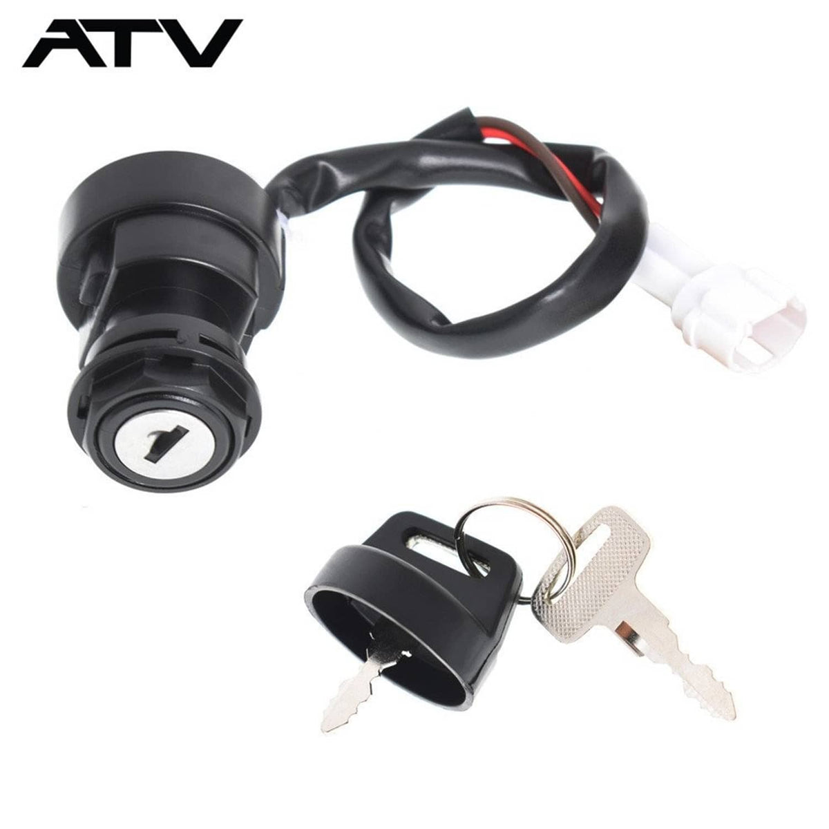 Solidspare ATV Ignition Key Switch for Yamaha Raptor 660 YFM660 2001 2002 2003 2004 2005
