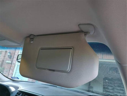 Solidspare Right Passenger Sun Visor with Lamp for 2013-2018 Nissan Pathfinder QX60 Grey