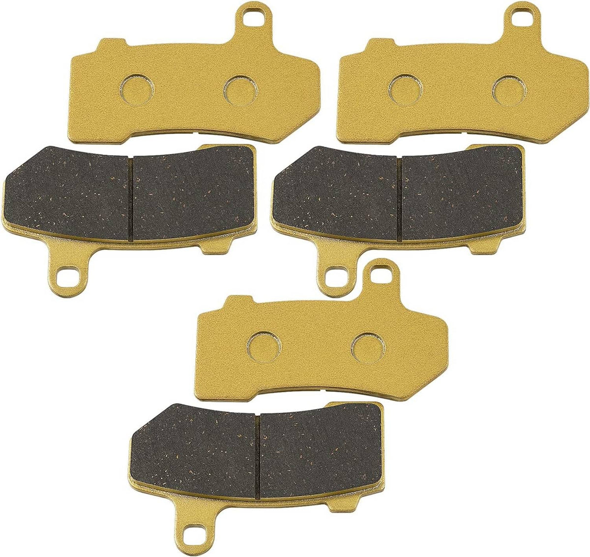 Solid Spare Front & Rear Ceramic Brake Pads For Harley Davidson FLHX Street Glide 2008-2015