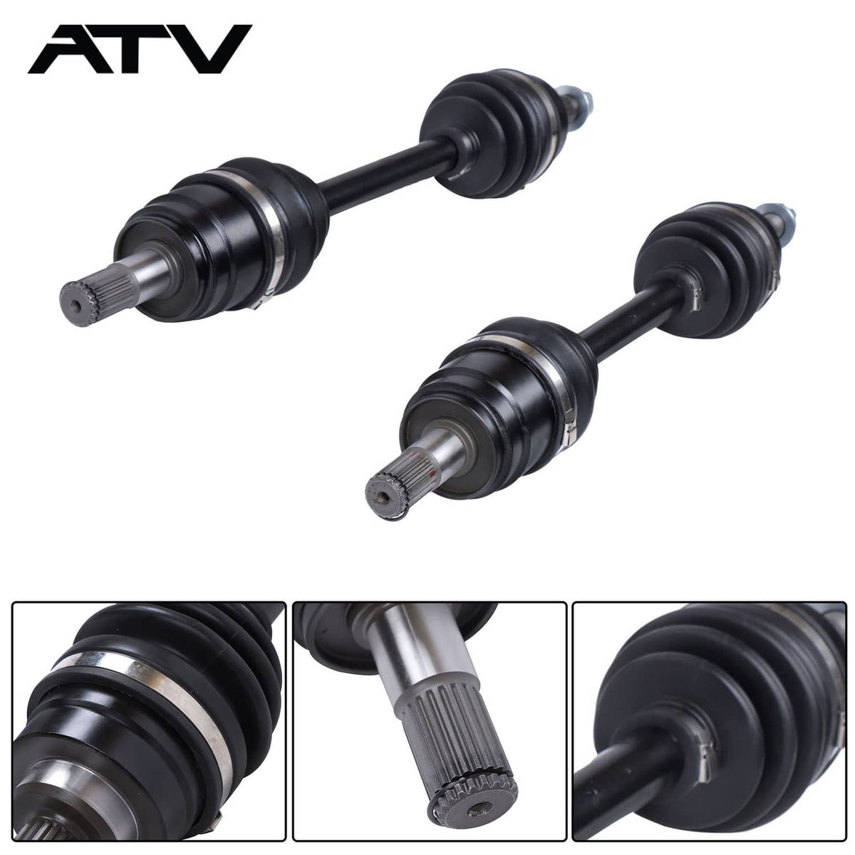 Solidspare Front Left Right CV Axles Drive Shaft For Honda Foreman 500 05-13 44350-HN8-A41