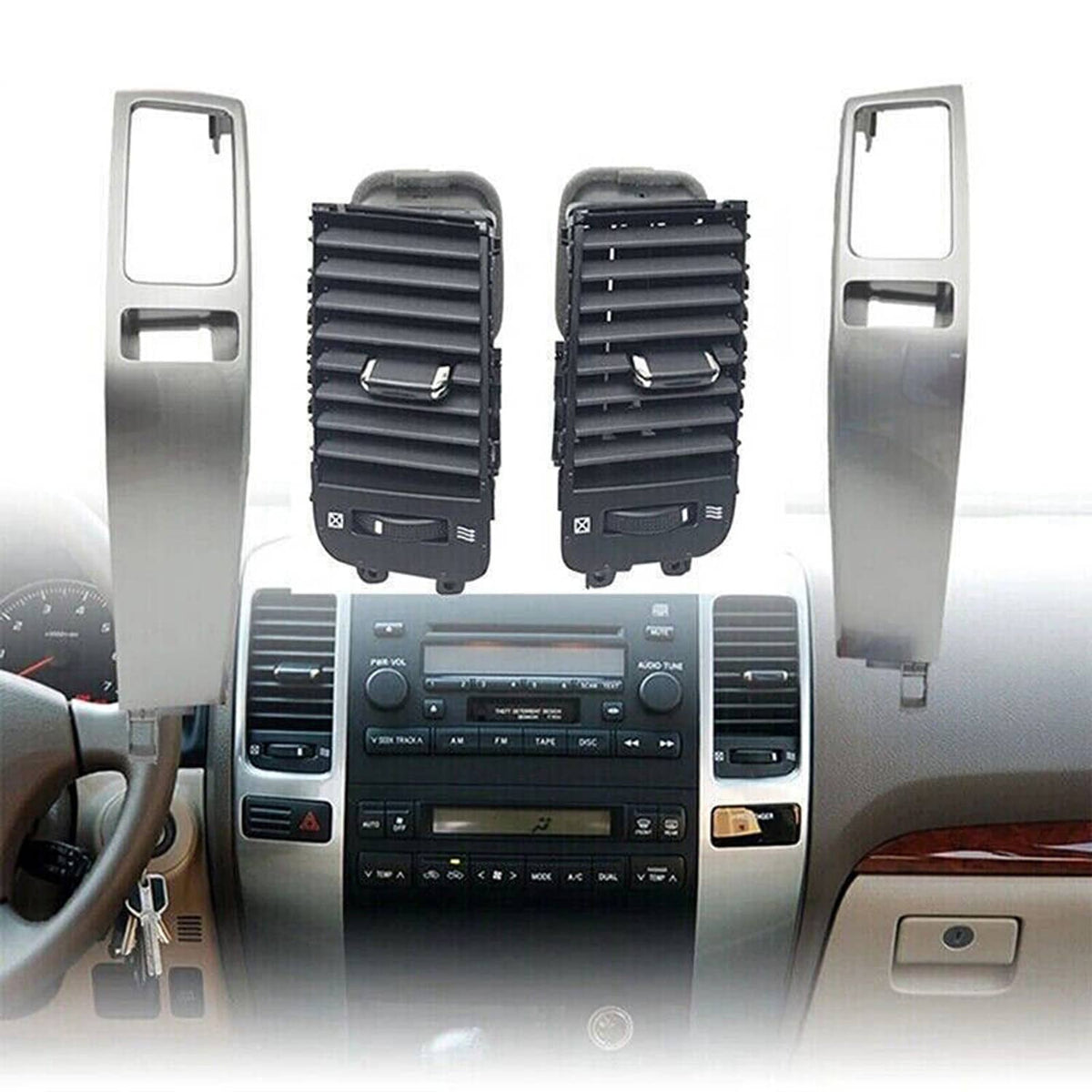 Solidspare Dashboard Air Vent Sensor Penal For 2003-2009 Toyota Land Cruiser Prado J120