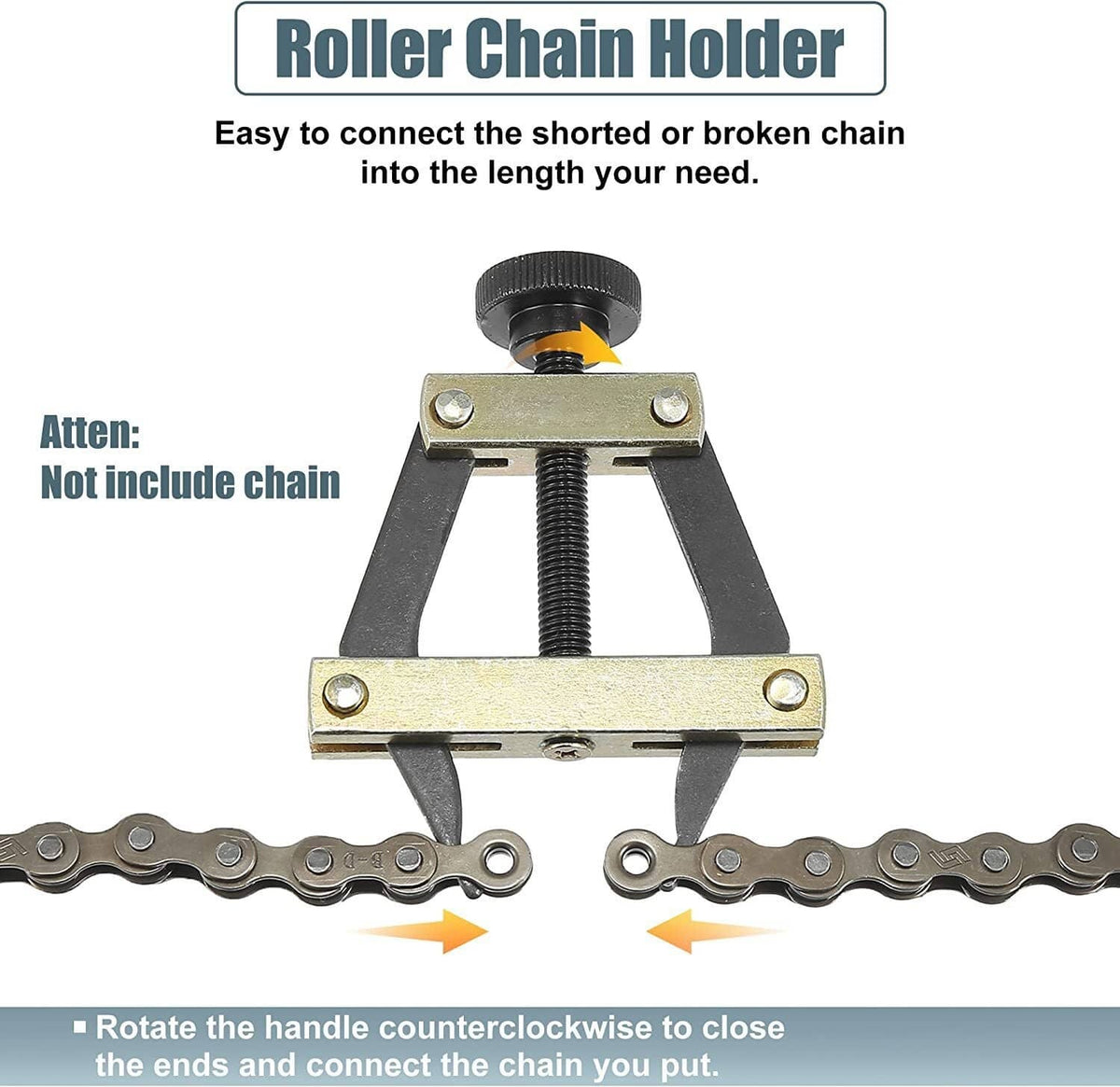 Solidspare Roller Chain Tools Kit 25-60 Chain Detacher Breaker Cutter Tool For Bike / ATV
