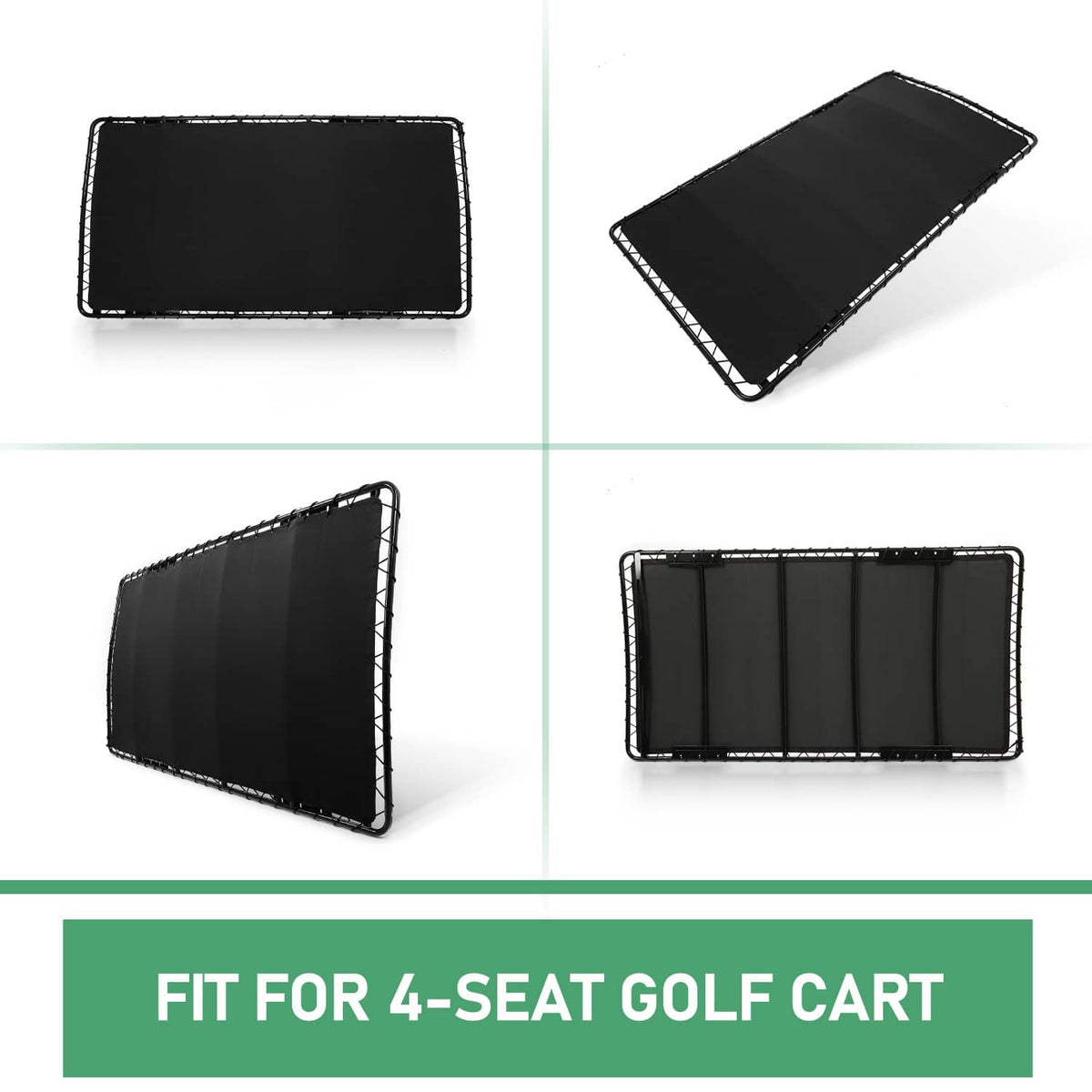 Solidspare 85" Golf Cart Roof Top Kit Sun Top For Club Car Precedent Tempo Onward 4-Seat