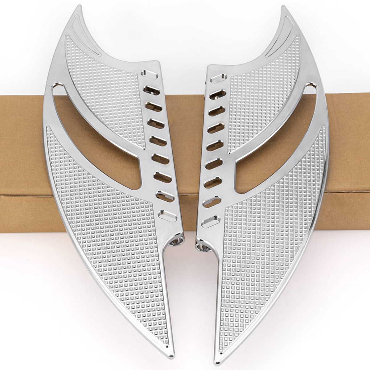 Solidspare Front Rear FloorBoard Footboards For Harley Touring Street Glide Softail Deluxe