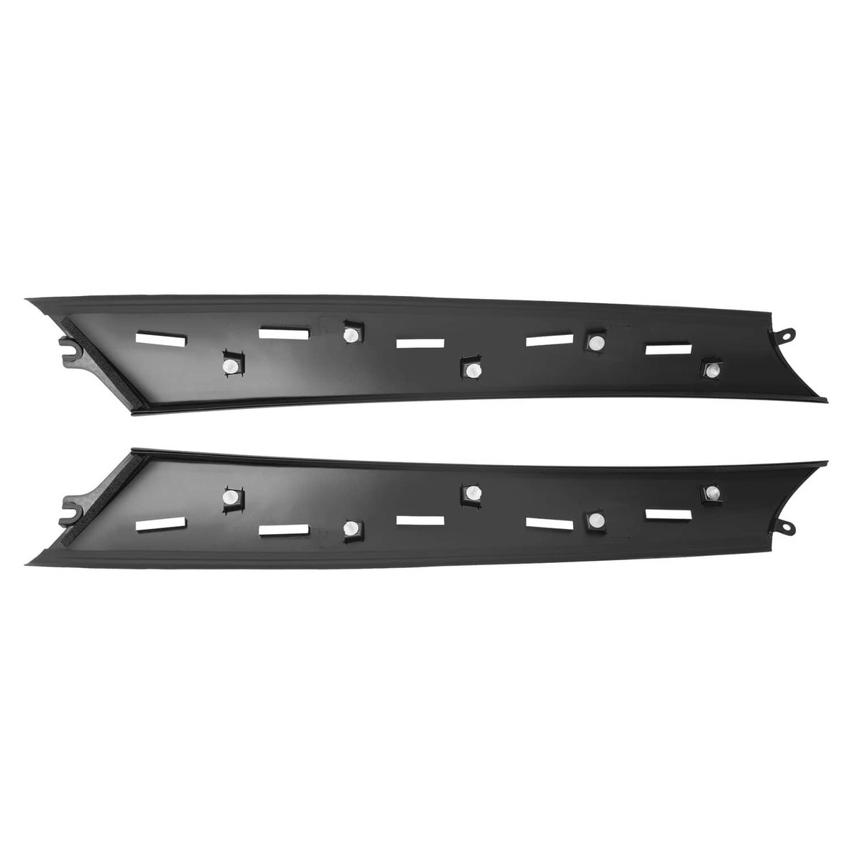 Solid Spare For Infiniti QX56 QX80 Nissan Armada 11-22 Windshield Trim Pillar Molding 2Pcs