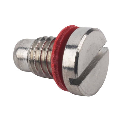 Solid Spare Slot Head Drain Fill Plug Screw & Gasket Kit For Yamaha Outboards Lower Unit 2Pc
