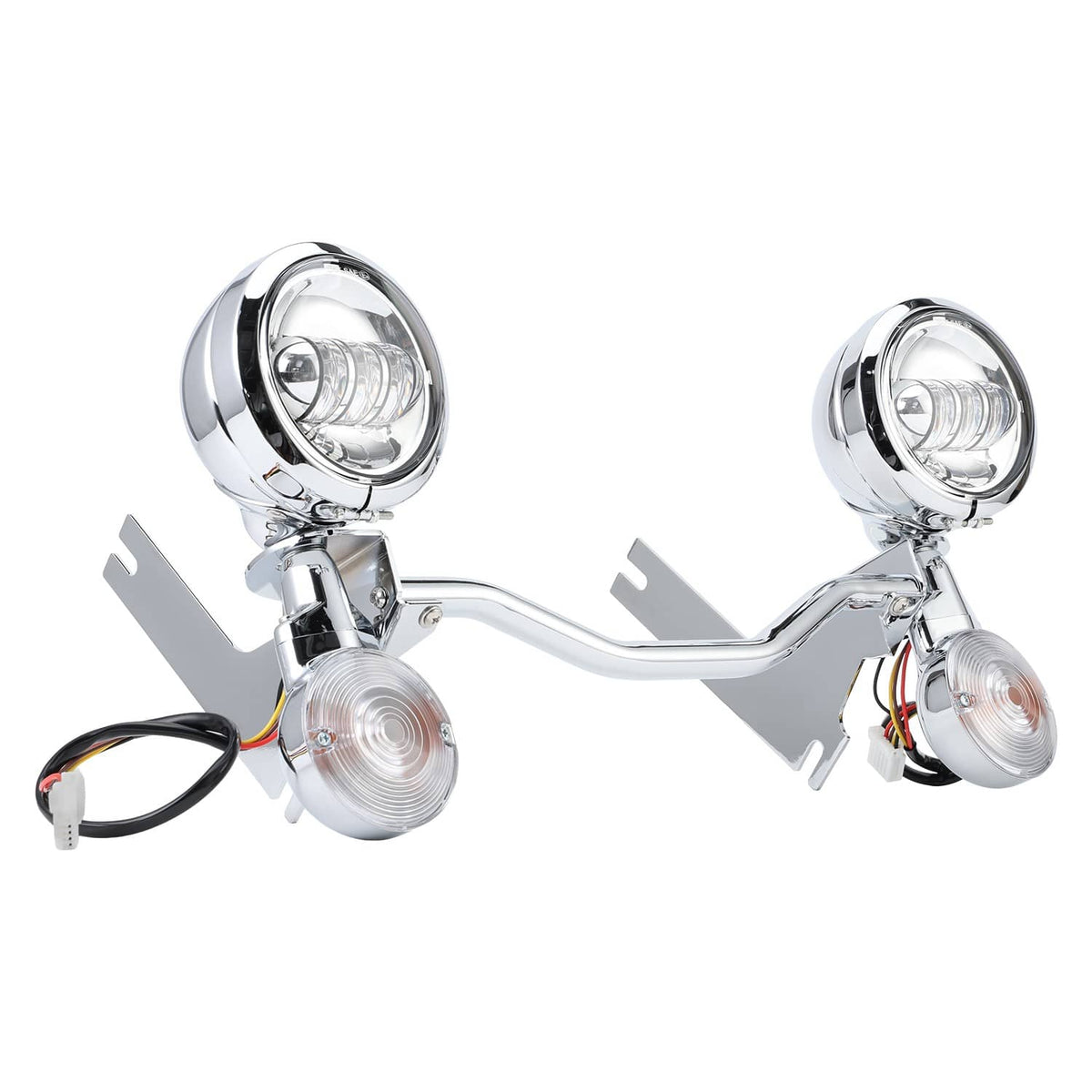 Solidspare LED Passing Turn Signal Fog Spot Light Bar Fit For Harley Road King 1994-2013
