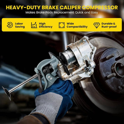 Solid Spare 24300 Speedy Brake Pad Spreader Single Piston Brake Caliper Compressor Tool