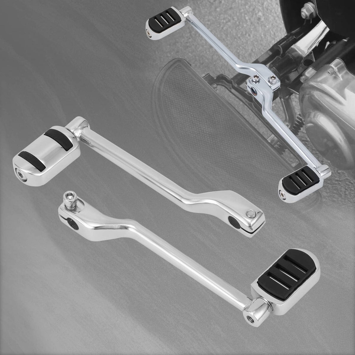 Solidspare Heel Toe Shift Lever Shifter Peg Pedal For Harley Electra Glide Heritage Softail