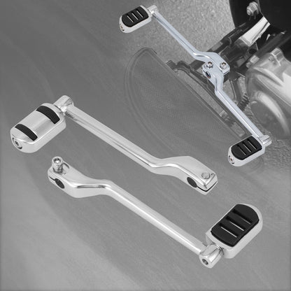 Solidspare Heel Toe Shift Lever Shifter Peg Pedal For Harley Electra Glide Heritage Softail