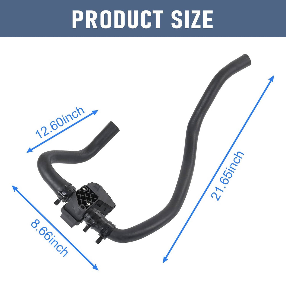 Solidspare 92400ZW10A HVAC Heater Inlet Hose Control Valve For Nissan Armada 5.6L 04-15