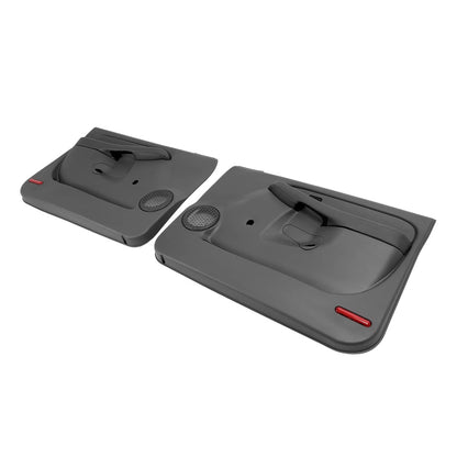 Solid Spare Pair Manual Inner Door Panel For CHEVY SILVERADO GMC SIERRA 1999-06 Dark Pewter