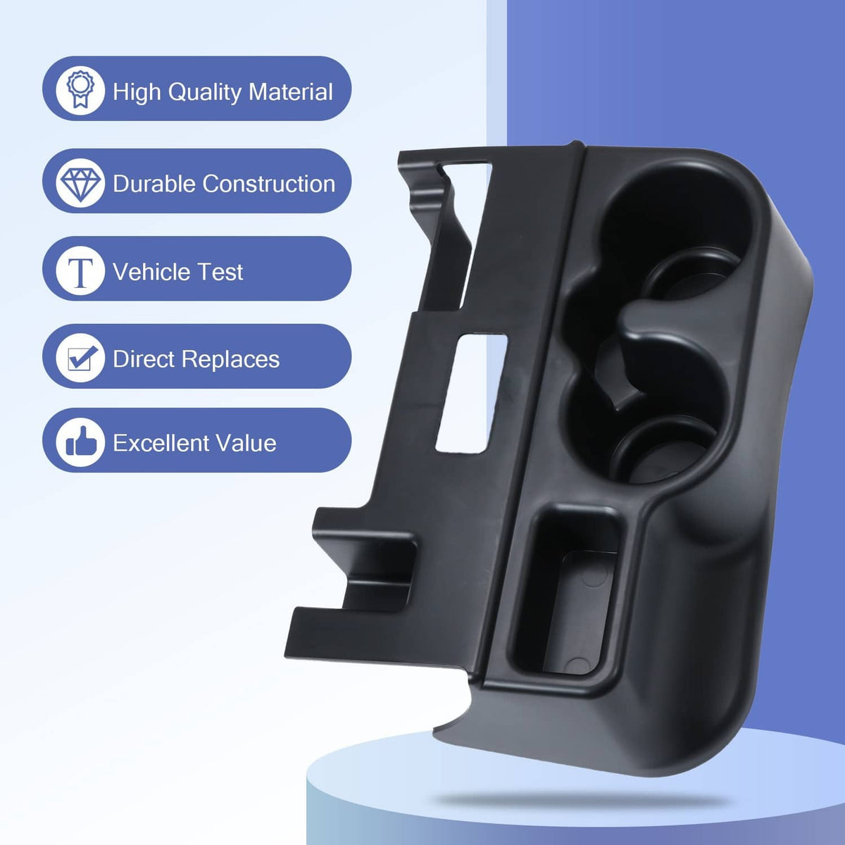 Solidspare Cup Holder Center Console Organizer For 1999 2000 2001 Dodge Ram 1500/2500/3500