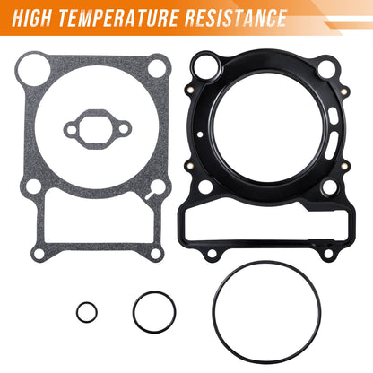 Solidspare 400cc 84.5mm Cylinder Piston Gasket Top End Kit For Yamaha Grizzly 400 07-08 ATV