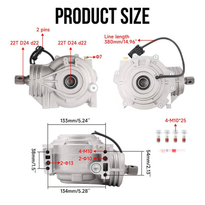 Solidspare 1337133 Front Differential Assembly For 2015-2023 Polaris Ranger 570 / 570 Crew