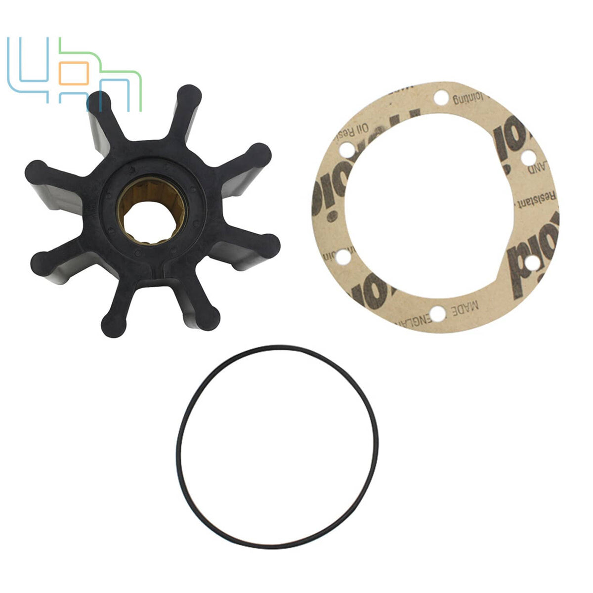 Solid Spare Water Pump Impeller Johnson 09-1028B Perkins 460024 24880031 DJ Pump 001-0801