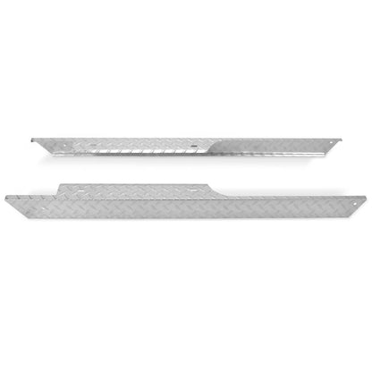 Solidspare For EZGO TXT 1994-2013 Golf Cart Aluminum Diamond Plate Rocker Panel Side Cover