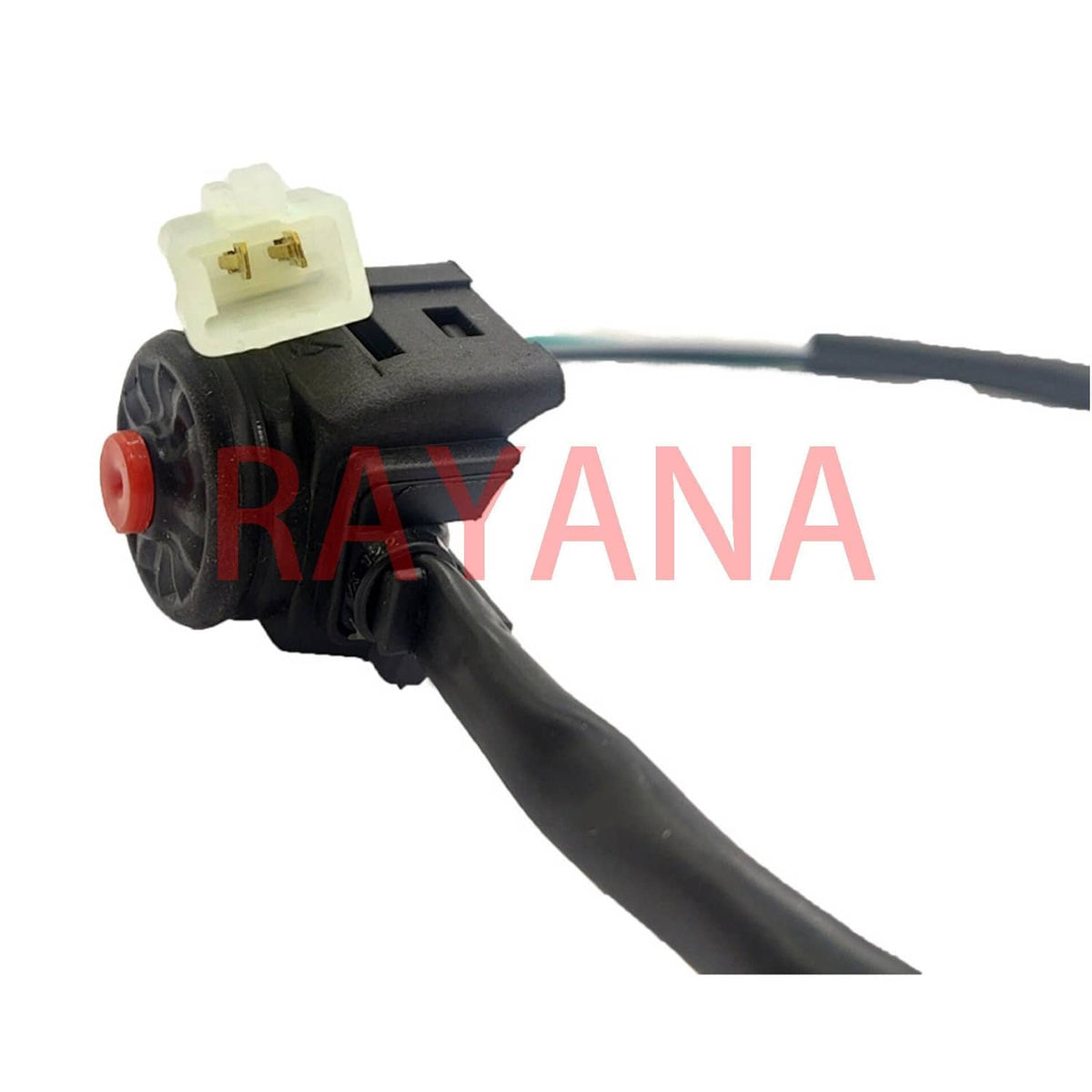 Solidspare 2Pcs 7/8" Motorcycle Kill switch Red Push Button Horn Starter For Dirt Bike ATV