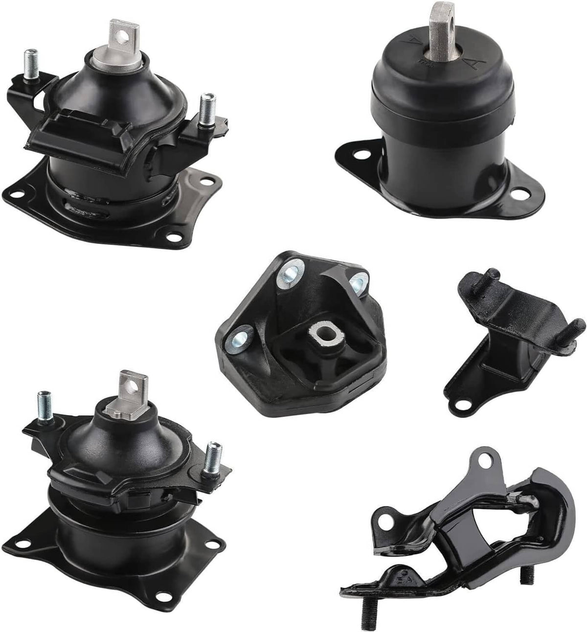 Solidspare 6Pcs Engine Mount & Trans Mounts Kits For 03-07 Honda Accord 3.0L A4527HY A4526H