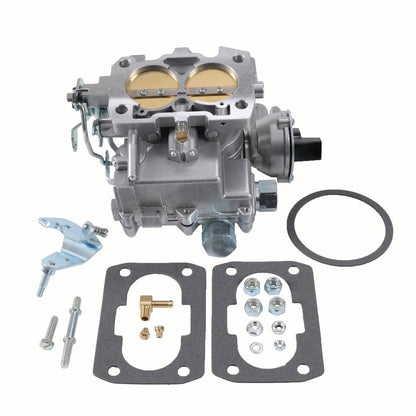 Solidspare Marine Carburetor W/Gasket for Mercruiser 2 Barrel 2.5/3.0L 4CYL W/Long Linkage